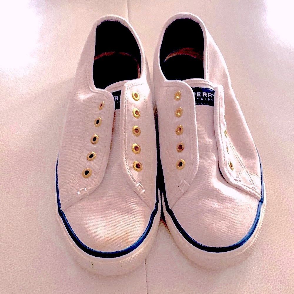 Sperry Women’s Tennis Shoes 8 Boat Shoes Sneakers Canvas Everyday Casual Preppy